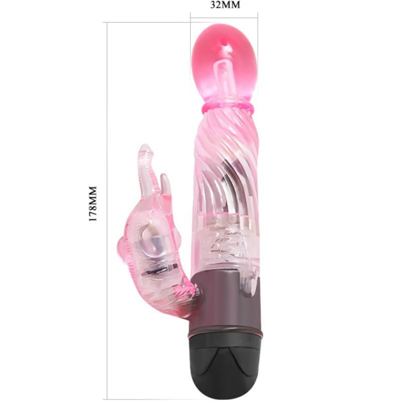 BAILE - GIVE YOU A KIND OF LOVER VIBRATOR WITH PINK RABBIT 10 MODES 2 