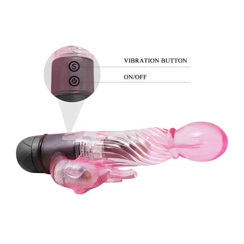 BAILE - GIVE YOU A KIND OF LOVER VIBRATOR WITH PINK RABBIT 10 MODES 6 