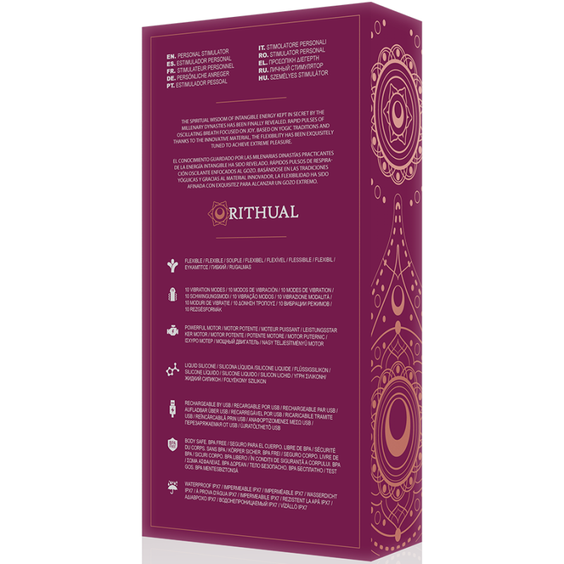 RITHUAL - ORCHID WIEDERAUFLADBARER G-PUNKT KRIYA RITUALSTIMULATOR 9 