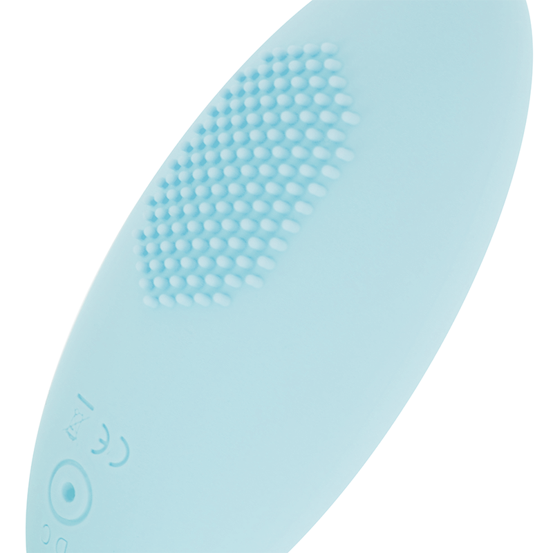 OHMAMA - TEXTURED VIBRATING EGG 10 MODES BLUE 1 