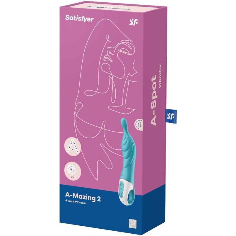 SATISFYER - AMAZING 2 ASPOT VIBRATOR TÜRKIS 2 