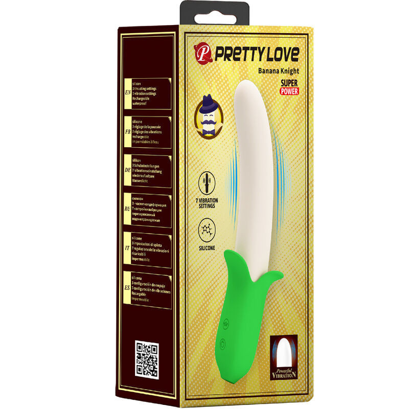 PRETTY LOVE - BANANA KNIGHT SUPER POWER 7 VIBRAZIONI IN SILICONE 6 