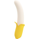 PRETTY LOVE - BANANA GEEK SUPER POWER 7 VIBRATIONS UP&DOWN SILICONE NOIR 1 