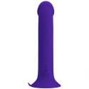 PRETTY LOVE - MURRAY YOUTH VIBRATING DILDO & RECHARGEABLE VIOLET 2 