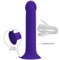 PRETTY LOVE - MURRAY YOUTH VIBRATING DILDO & RECHARGEABLE VIOLET 4 