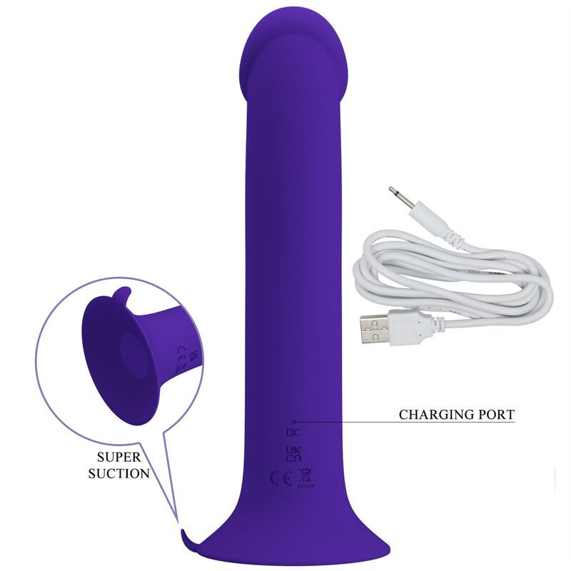 PRETTY LOVE - MURRAY YOUTH VIBRIERENDER DILDO & WIEDERAUFLADBARER VIOLETT 4 