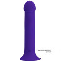 PRETTY LOVE - MURRAY YOUTH VIBRATING DILDO & RECHARGEABLE VIOLET 5 