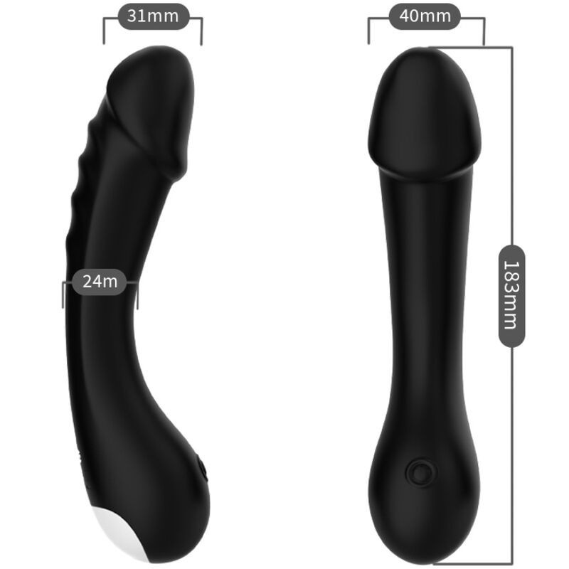 ARMONY - GODE VIBRATEUR POINT G SILICONE NOIR 2 