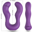 ARMONY - SERAPH VIBRATOR DOPPELTE FERNBEDIENUNG LILA 2 