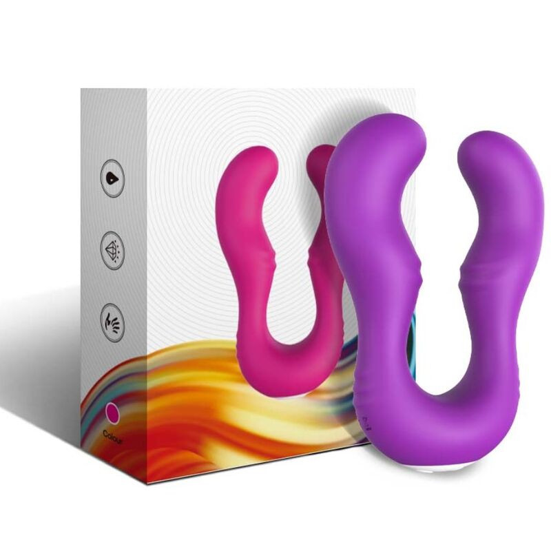 ARMONY - SERAPH VIBRATOR DOPPELTE FERNBEDIENUNG LILA 5 