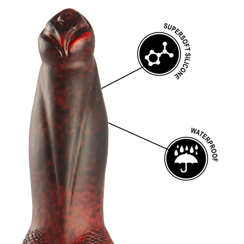 EPIC - PROMETHEUS DILDO TITAN IN FLAMES RECHARGEABLE REMOTE CONTROL 8 