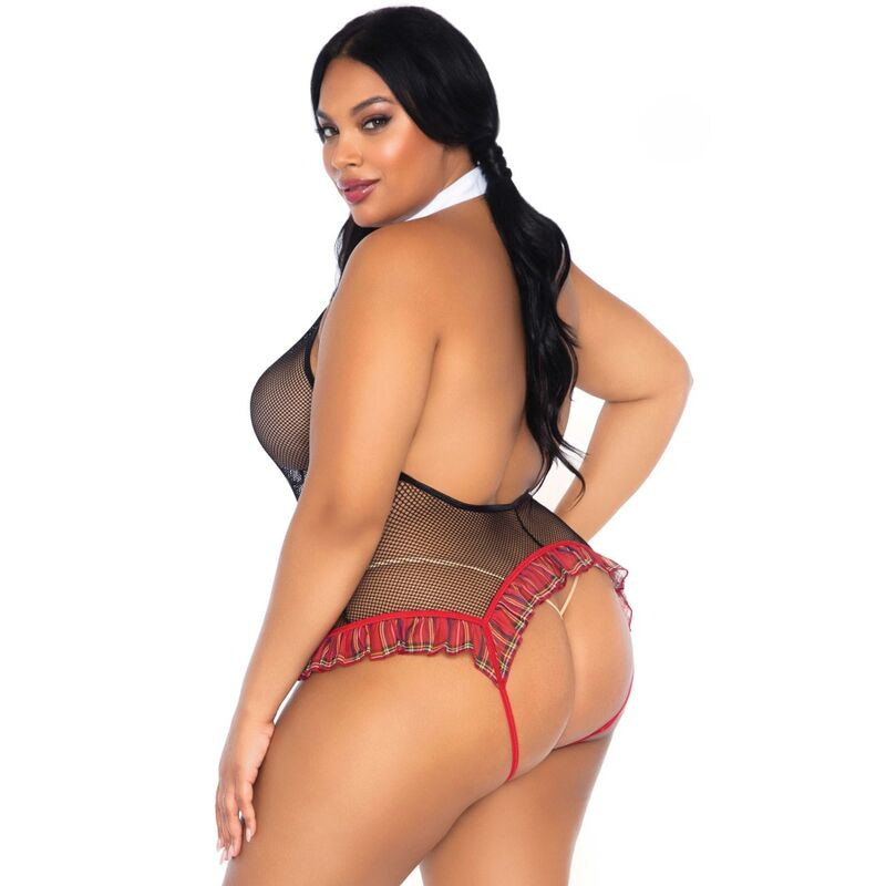 LEG AVENUE - ÉCOLIÈRE CROTHLESS FITNESS TEDDY GRANDE TAILLE 1 