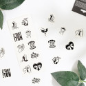 SECRET PLAY - SET OF 10 TEMPORARY TATTOOS KINKY COLLECTION 1 