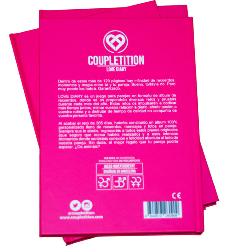 COUPLETITION - LOVE DIARY ALBUM OF MEMORIES & WISHES FOR A COUPLE 1 