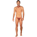 OBSESSIVE - MS MERRILO THONG & BOW TIE ONE SIZE 4 