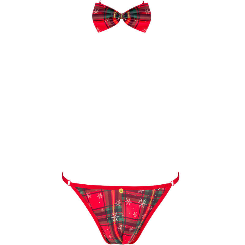 OBSESSIVE - MS MERRILO THONG & BOW TIE ONE SIZE 6 