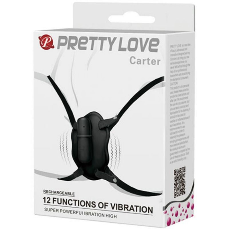 PRETTY LOVE - STRAP ON WITH CARTER VIBRATING BULLET 6 