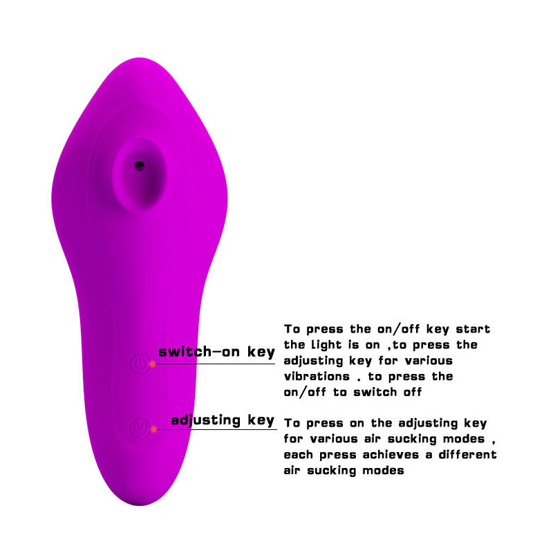 PRETTY LOVE - MAGIC FISH CLITORIS SUCTION STIMULATOR 4 