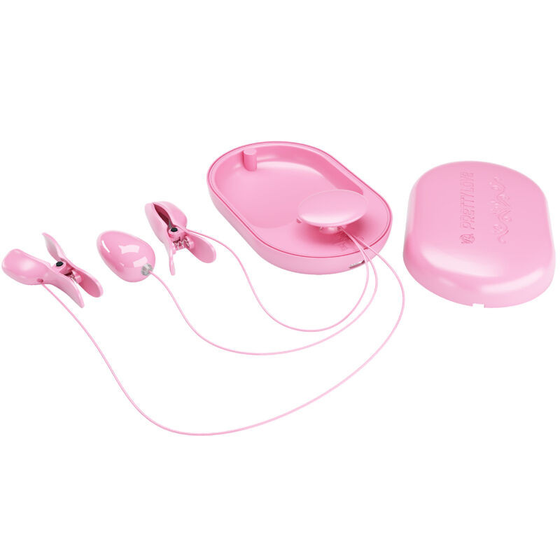 PRETTY LOVE - BOITE SURPRISE PINCES DÉLECTRO STIMULATION ROSE 2 