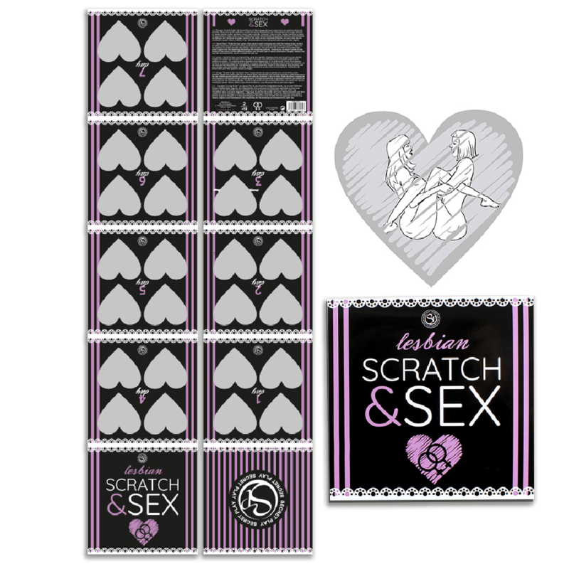 SECRETPLAY - SCRATCH & SEX GAME FOR COUPLES LESBIAN POSITIONS (ES/EN/FR/PT/DE) 1 