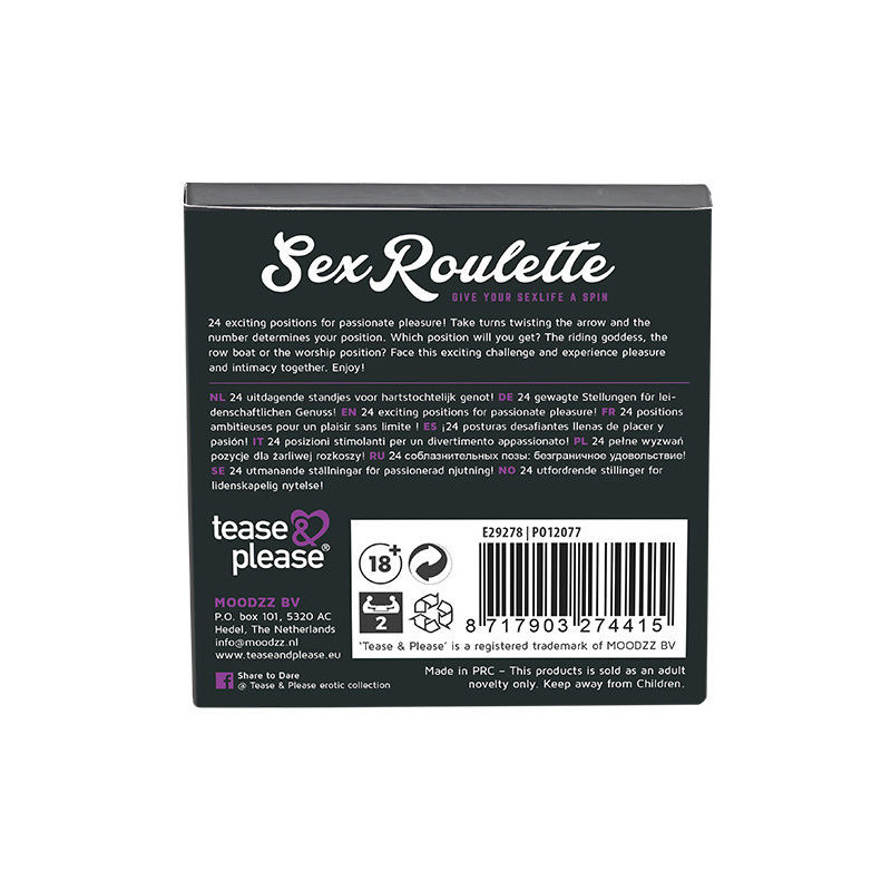 TEASE & PLEASE - SEX ROULETTE KAMASUTRA 4 