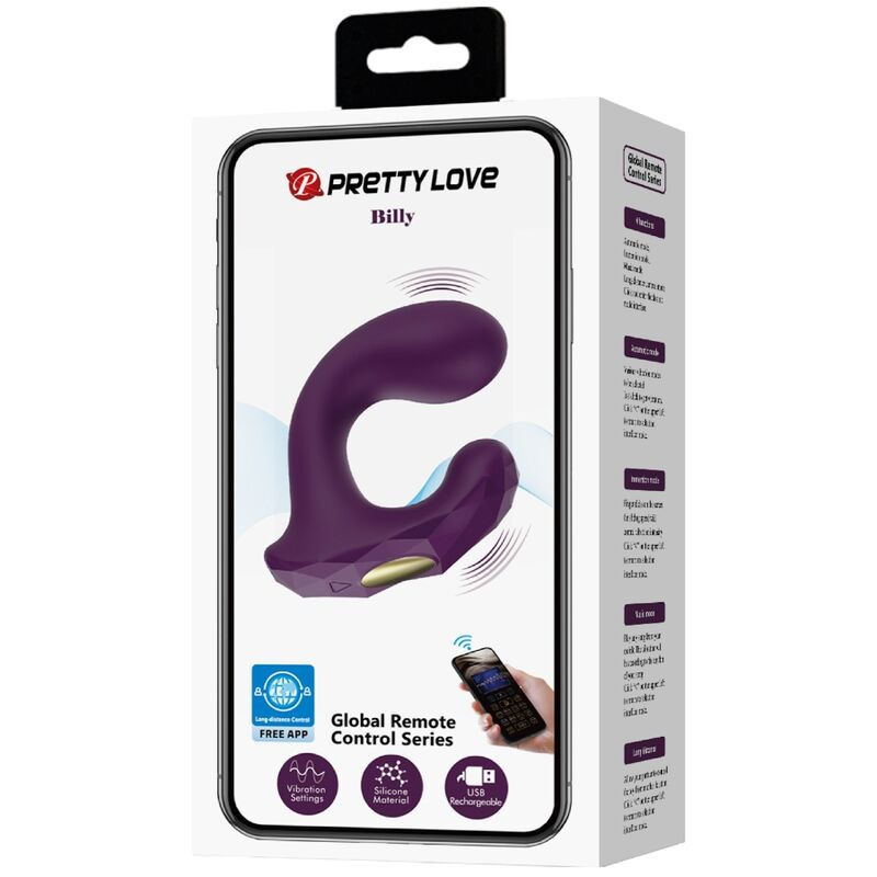 PRETTY LOVE - BILLY TELECOMANDO VIBRAZIONE VIOLA APP GRATUITA 16 