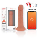 ONINDER - MEDIUM BOGOTÁ VIBRATOR DILDO 9 SPEEDS NATURAL 20 CM -O- 4.2 CM - FREE APP 1 