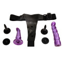 BAILE - HARNAIS ANAL ET VAGINAL FEMME LILAS GPOINT 17 CM 5 