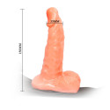 BAILE - IMBRAGATURA CON PENE REALISTICO E MUTANDINE REGOLABILI ULTRA APPASSIONATE 15.5 CM 5 