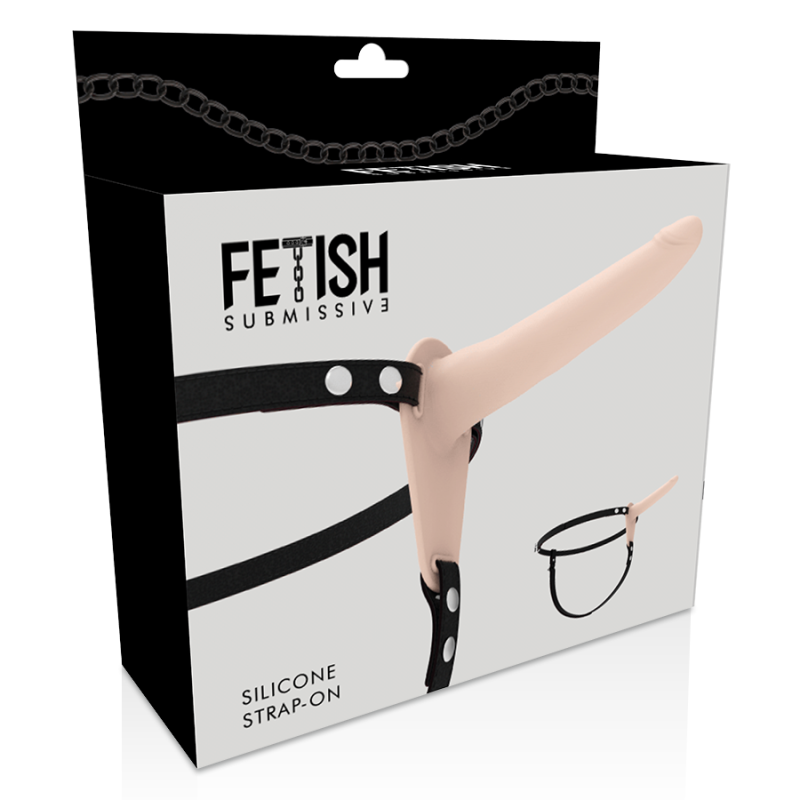 FETISH SUBMISSIVE HARNESS - FLESH SILICONE 15 CM 4 