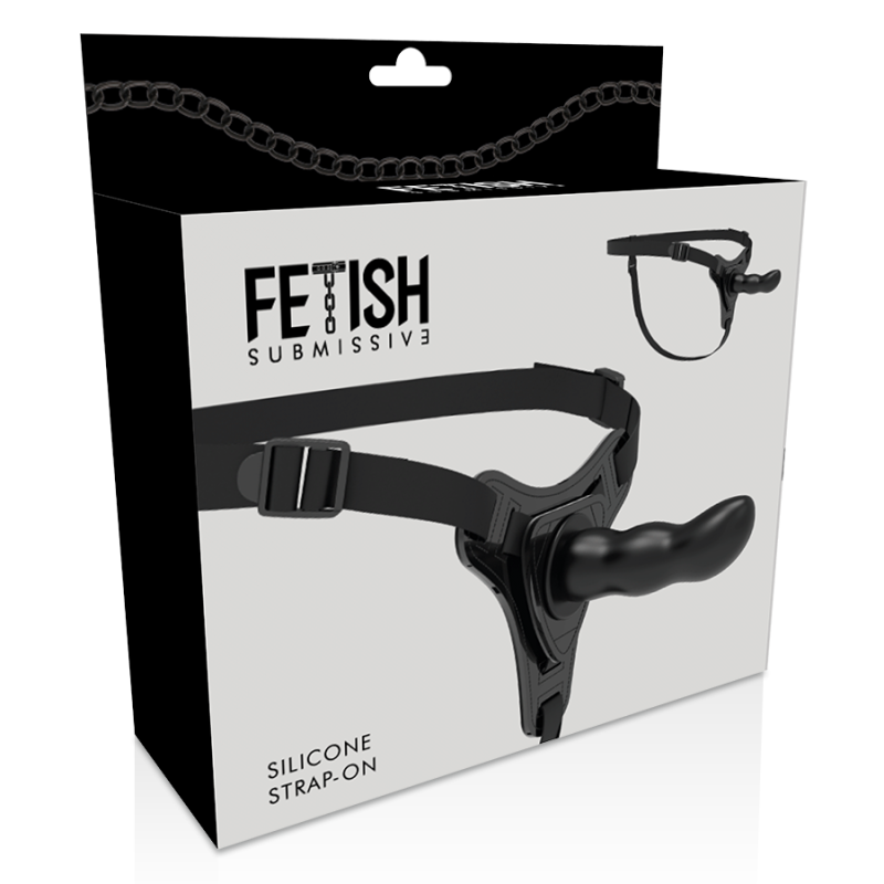 HARNAIS SOUMIS FETISH - POINT G EN SILICONE NOIR 16 CM 4 