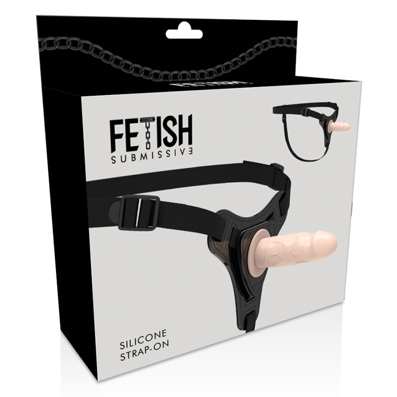 FETISH SUBMISSIVE HARNESS - FLESH REALISTIC SILICONE 12.5 CM 3 