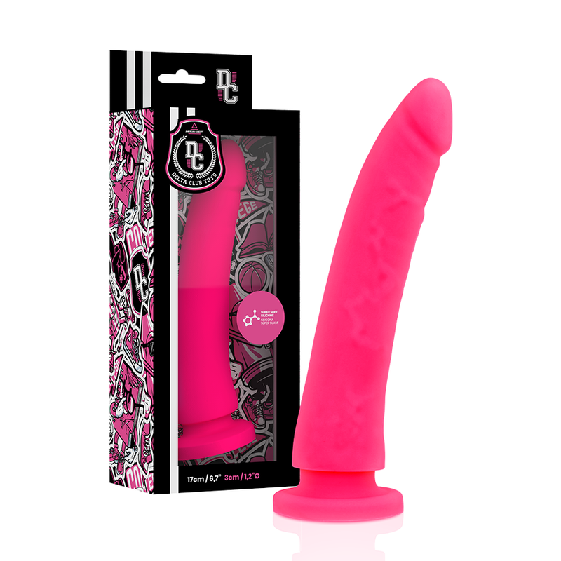 DELTA CLUB - TOYS IMBRACATURA + DONG SILICONE ROSA 17 CM -O- 3 CM 5 