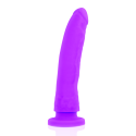 DELTA CLUB - TOYS ARNES + DONG SILICONE VIOLET 20 CM -O- 4 CM 4 