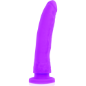 DELTA CLUB - TOYS IMBRACATURA + DONG SILICONE VIOLA 23 CM -O- 4.5 CM 3 