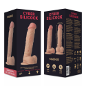 CYBER SILICOCK - STRAP-ON MAGNUS LIQUID SILICONE WITH 3 RINGS FREE 20.5 CM -O- 4.1 CM 7 