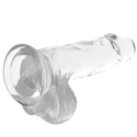 X RAY - HARNESS + CLEAR COCK WITH BALLS 15.5 CM -O- 3.5 CM 4 