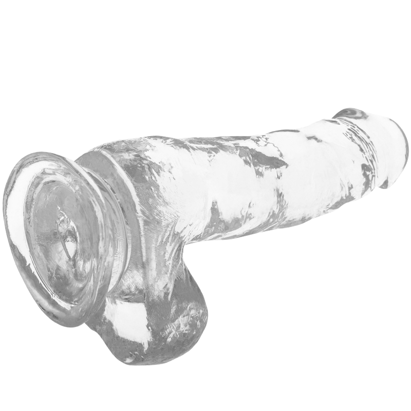 X RAY - HARNESS + CLEAR COCK WITH BALLS 18.5 CM -O- 3.8 CM 2 