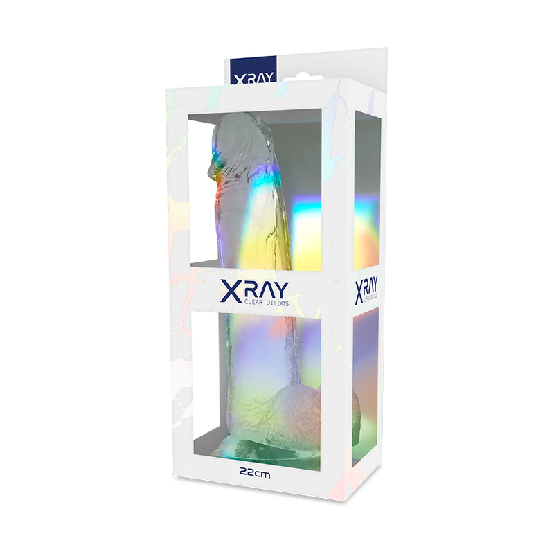 X RAY - IMBRAGATURA + CAZZO CON SFERE 22 CM -O- 4.6 CM 9 