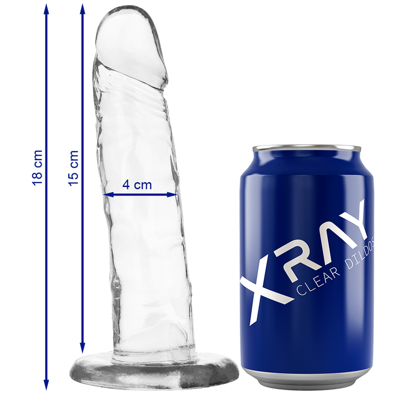 X RAY - HARNESS + CLEAR COCK 18 CM -O- 4 CM 4 