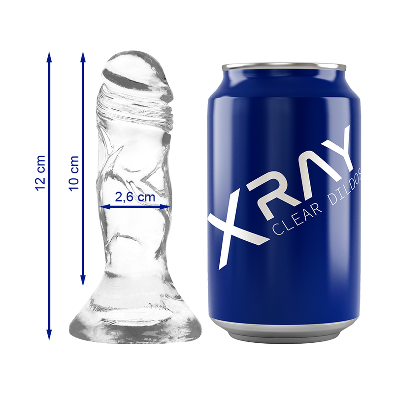 X RAY - IMBRACATURA + CAZZO TRASPARENTE 12 CM -O- 2.6 CM 5 