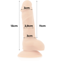 COCK MILLER - HARNAIS + SILICONE DENSITÉ COCKSIL ARTICULABLE 13 CM 11 