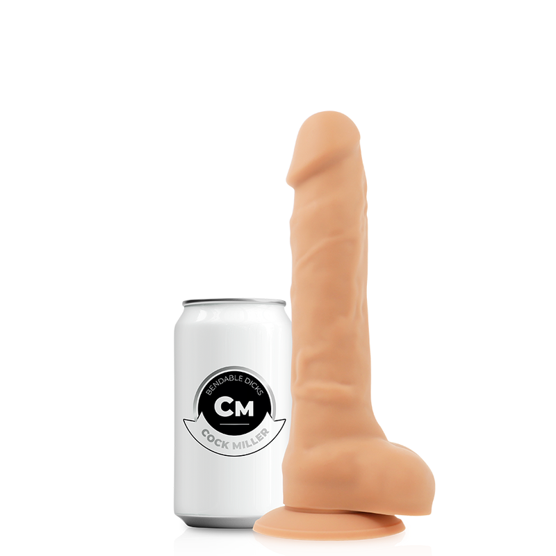 COCK MILLER - HARNAIS + COCKSIL ARTICULABLE DENSITÉ SILICONE 19,5 CM 4 