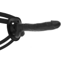 COCK MILLER - HARNESS + SILIKON DICHTE ARTIKULIERBARES COCKSIL SCHWARZ 24 CM 2 