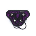 GET REAL - STRAP-ON LACE HARNESS PURPLE 1 