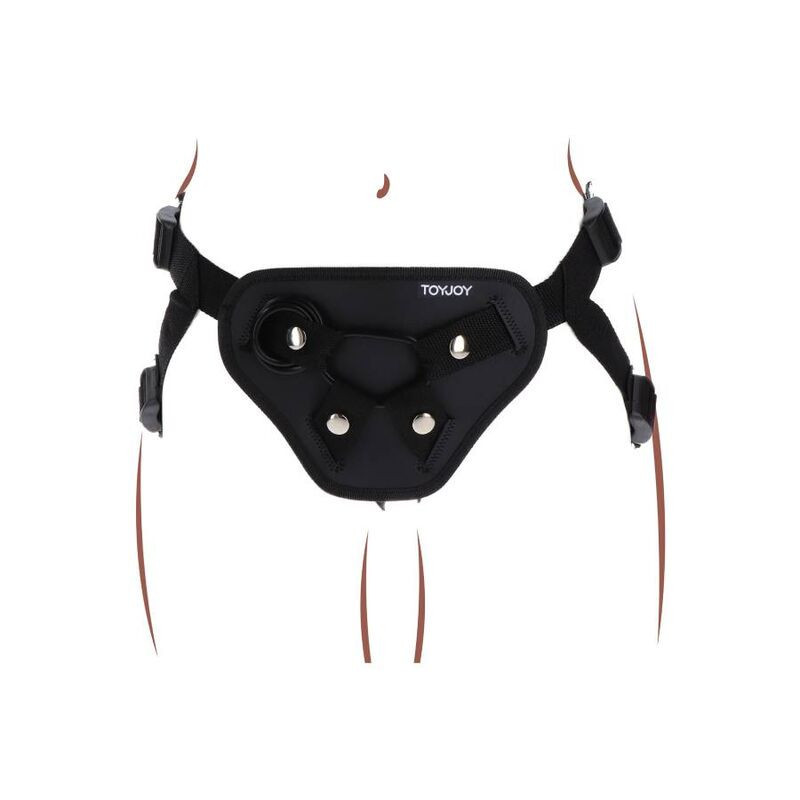 GET REAL - STRAP-ON DELUXE HARNESS BLACK 3 