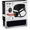 FETISH SUBMISSIVE CYBER STRAP - HARNESS WITH REMOTE CONTROL DILDO WATCHME S TECHNOLOGY 11 