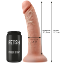 FETISH SUBMISSIVE CYBER STRAP - HARNESS MIT FERNBEDIENUNG DILDO WATCHME L-TECHNOLOGIE 2 