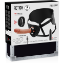 FETISH SUBMISSIVE CYBER STRAP - HARNESS WITH DILDO AND BULLET REMOTE CONTROL WATCHME S TECHNOLOGY 14 