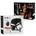 FETISH SUBMISSIVE CYBER STRAP - HARNESS WITH DILDO AND BULLET REMOTE CONTROL WATCHME L TECHNOLOGY 14 